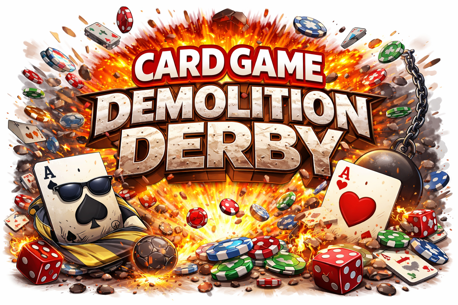 Card Game Demolition Derby banner